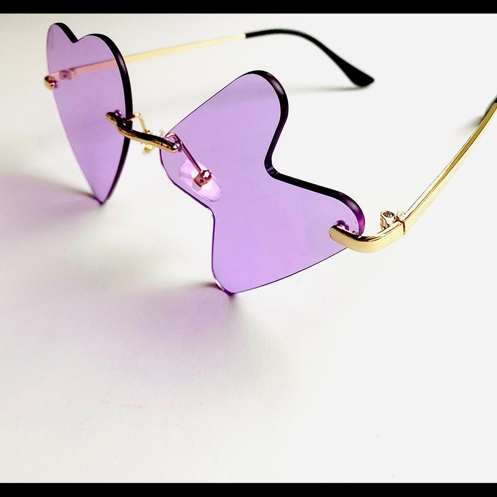 Festive Purple Shape Sunglasses